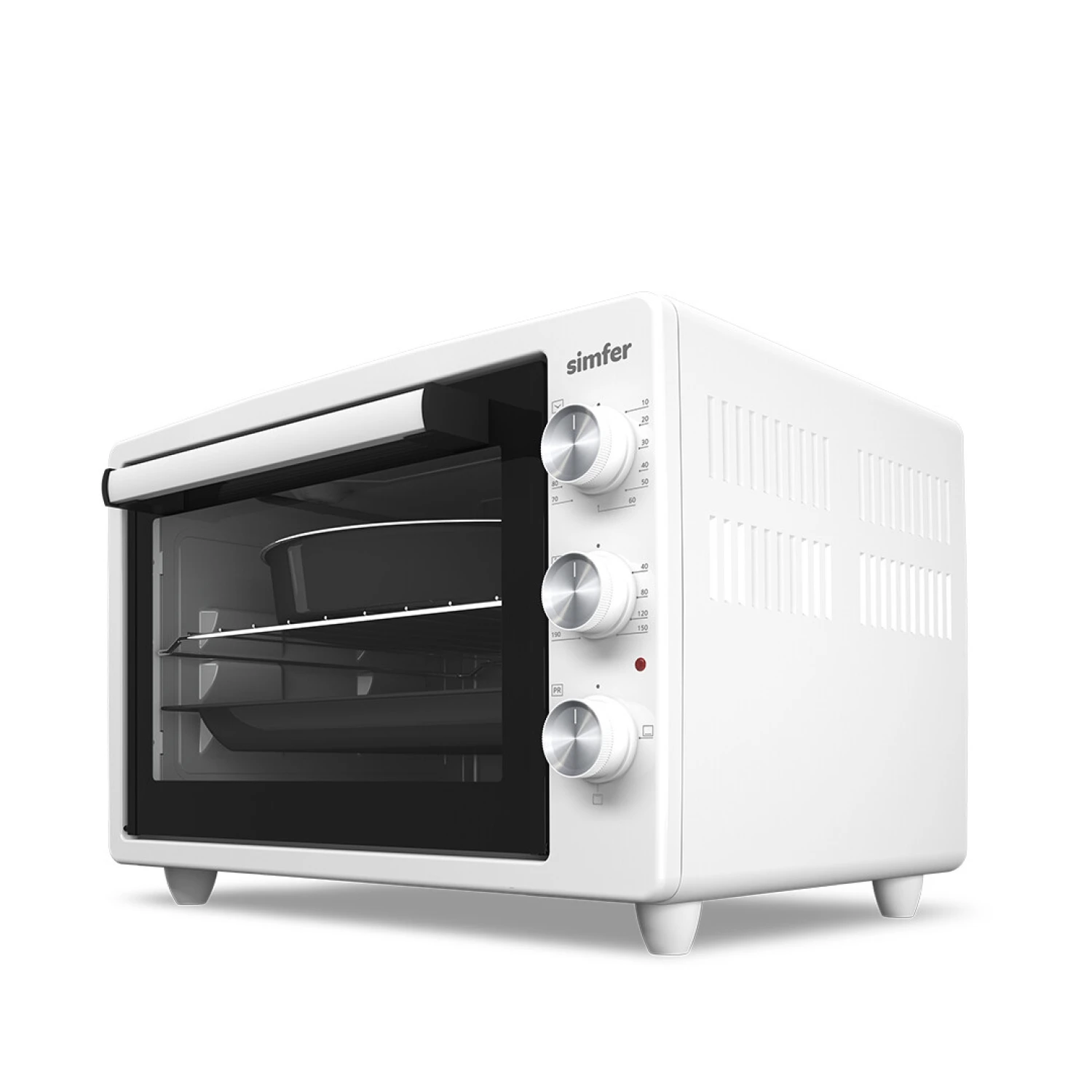 Simfer 4242 Turbo Beyaz Midi/Mini Fırın, 1300W, 42 Litre - Görsel 2