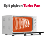 Simfer 7002 Beyaz, 70 Litre XXL Turbo Fırın - Görsel 4