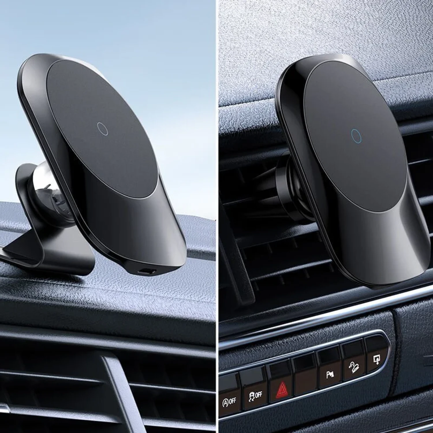 CH-7071 - 15W Magsafe Wireless Araç Şarj Cihazı - Görsel 4