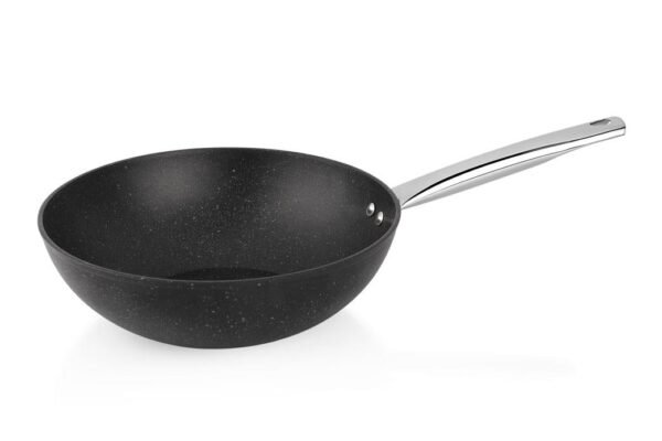 Schafer Black Stone Wok Tava 28 Cm-Siyah