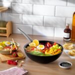 Schafer Gastronomie Master Granit Wok Tava 28Cm-Siyah