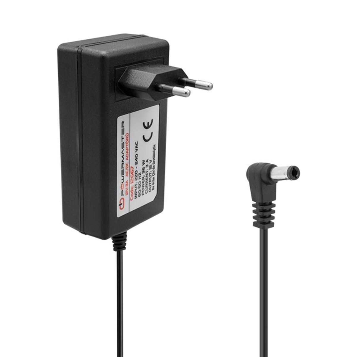 1500x1500_thumb_st01784 POWERMASTER PM-12667 12 VOLT - 3 AMPER 5.5*2.5 UÇLU PLASTİK KASA PRİZ TİPİ ADAPTÖR - Görsel 1