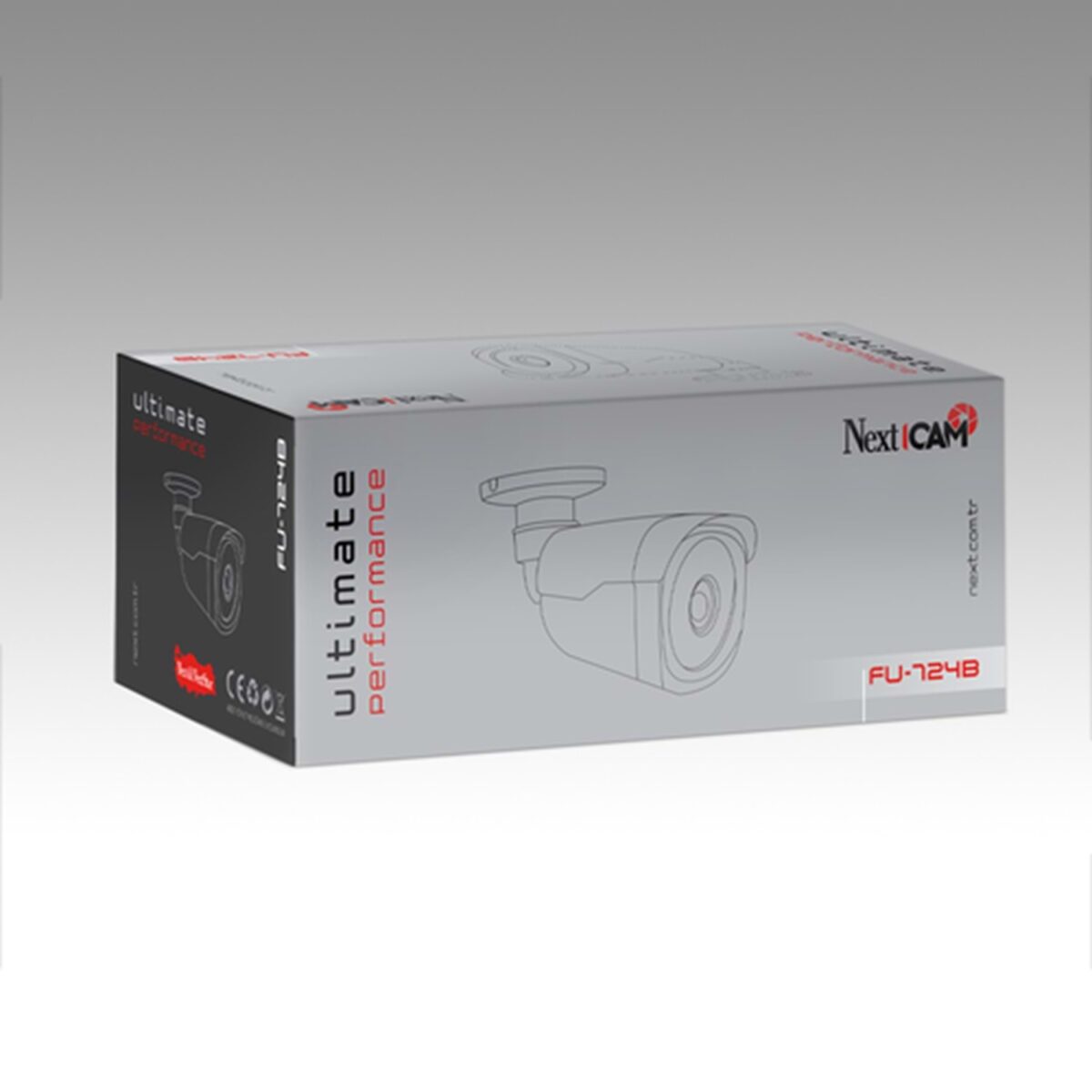 Nextcam FU-724B Bullet Dış Mekan Su Geçirmez Kamera - Görsel 2