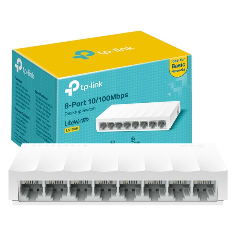 TP-LINK LS-1008 8 PORT 10/100 MBPS DESKTOP ETHERNET SWITCH
