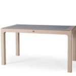 Heniver 90X150cm Camlı Masa