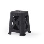 Heniver Rattan Görünümlü Tabure