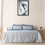 Allegro Çift Kişilik Premium Nevresim Seti Mavi-Gri