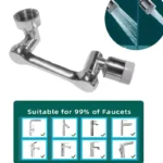 360° Dönebilen Musluk Eki - Görsel 5