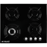 HOB646/2 Newal Siyah Cam Ocak