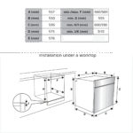 VOX  SBM6510X3D Ankastre Silver Fırın - Image 3