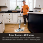 Shark Steam & Scrub Blaster Buhar Atımı Özellikli Otomatik Buharlı Paspas - Görsel 6