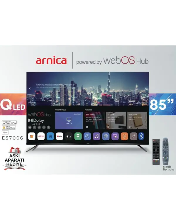 ARNICA ES7006 85'' QLED WEBOS TV