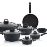 Schafer Dark Storm Tencere Seti 12 Parça-Siyah