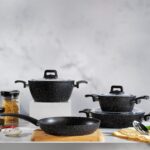 Schafer New Savor Tencere Seti 7 Parça-Siyah