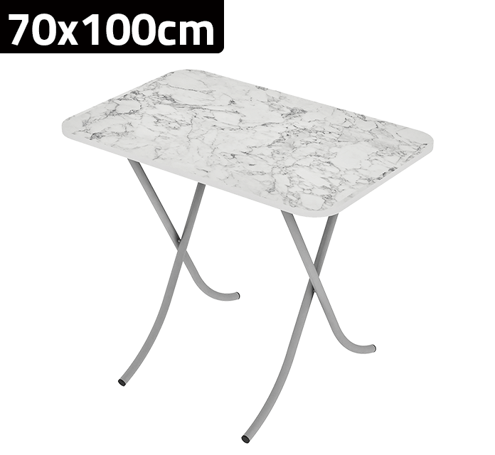 M828/1 Newal Beyaz Katlanabilir Masa 70x100cm