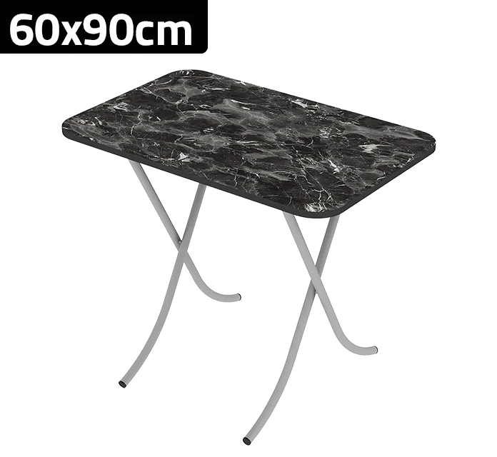 M827/2 Newal Siyah Katlanabilir Masa 60x90cm