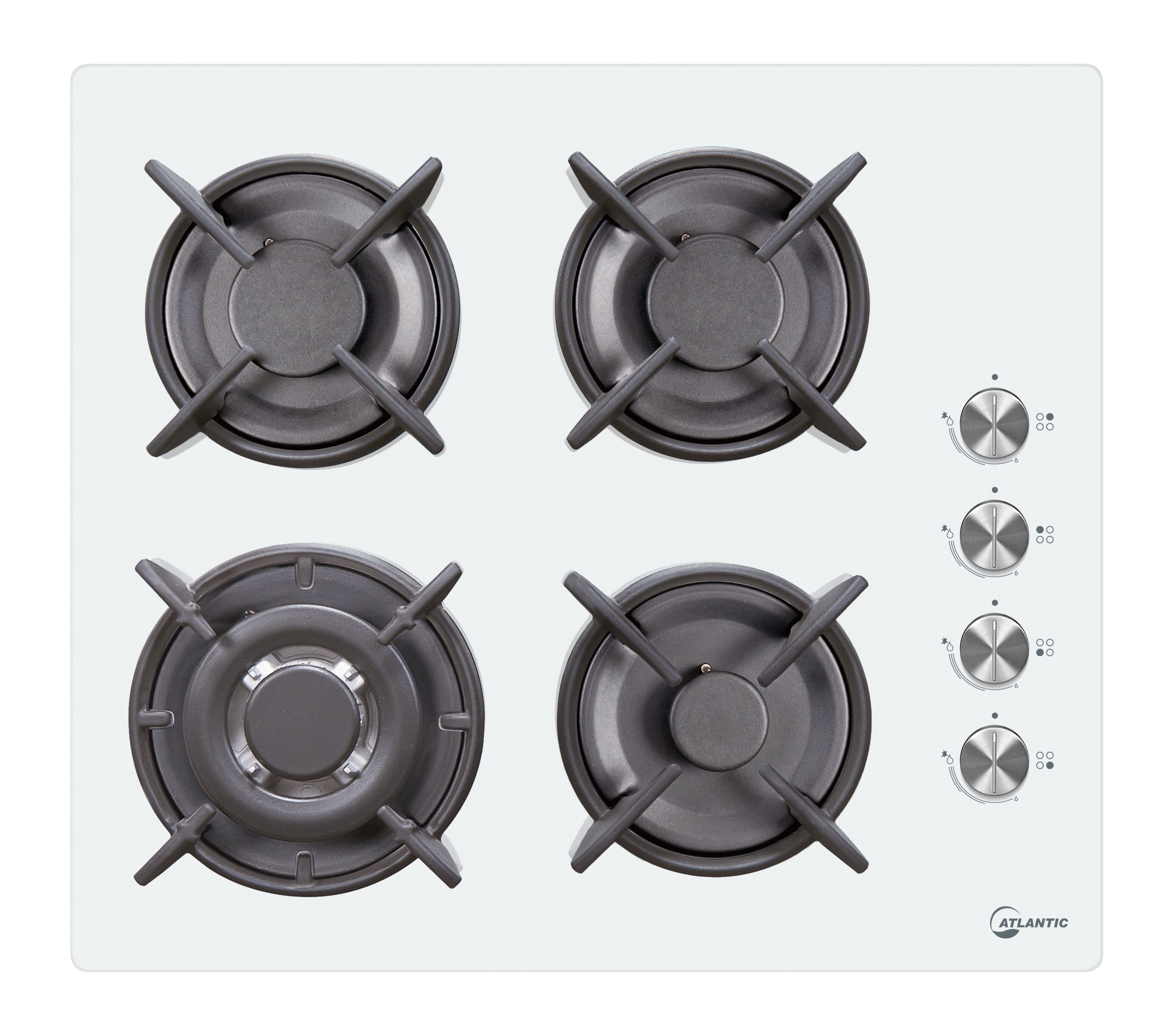 MBH4W Atlantic Beyaz Ankastre Döküm Ocak