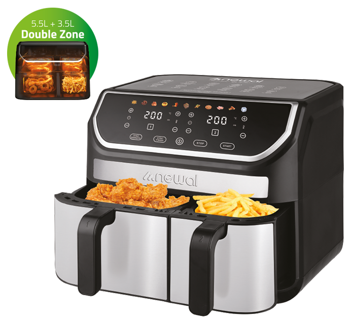 FRY5225 Newal Dokunmatik Double Airfryer 9L