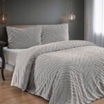 Merinos Kürk Comferter Set