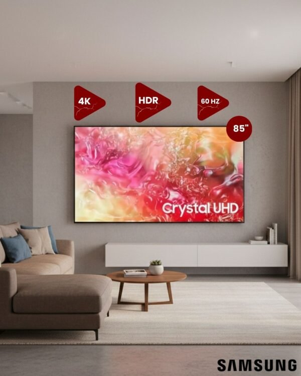 SAMSUNG 85" 4K Crystal UHD Televiyon