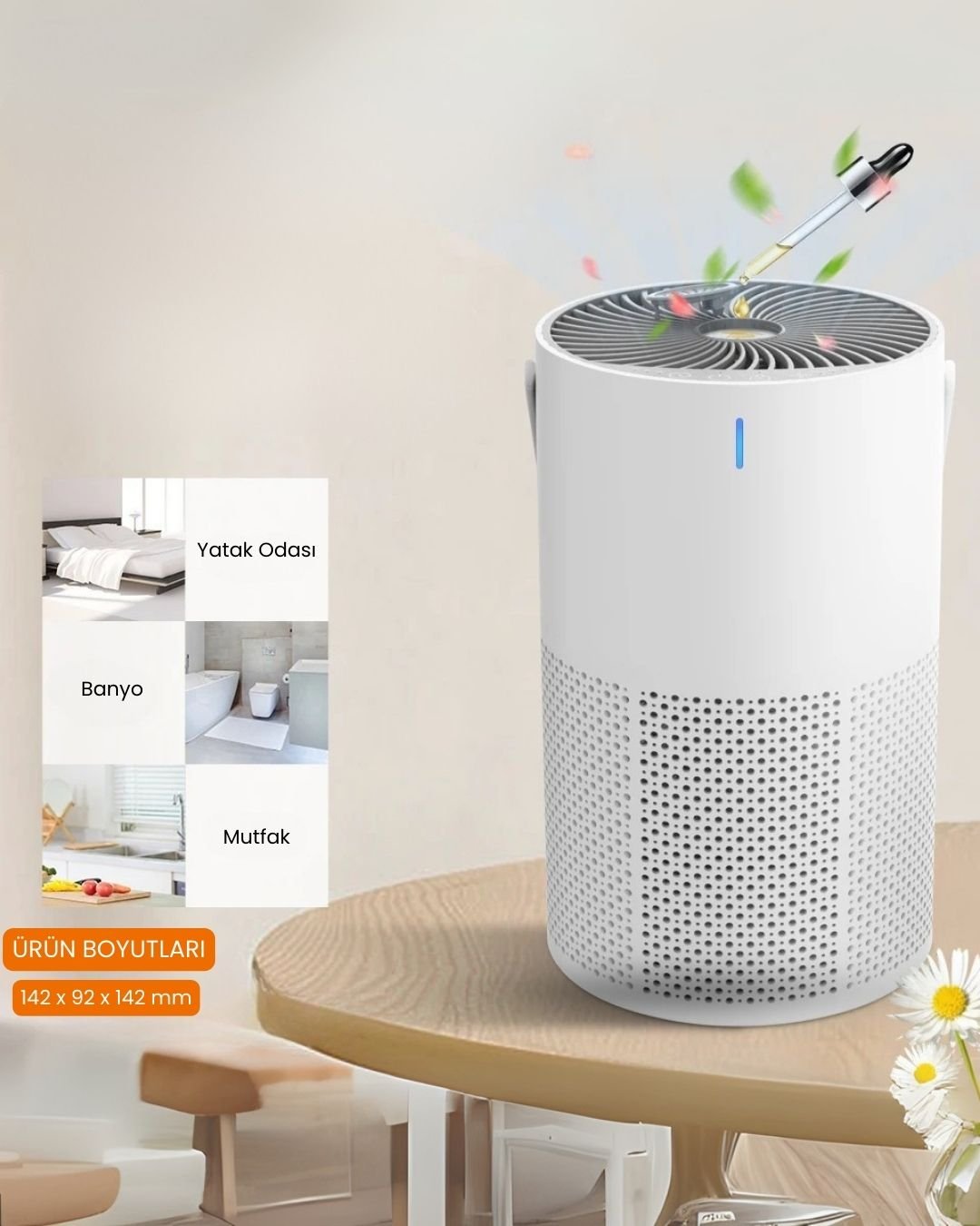 GL-k802 GL-K802 Taşınabilir Hava Temizleyici - Görsel 1