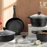 Yonca 7 Parça Granit Titanyum Döküm Set