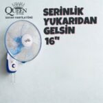 16'' QUEEN WF400 DUVAR VANTILATORU