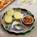 ARIA TEPSİ 1 PARÇA AÇIK YEŞİL / BEYAZ / MAVİ