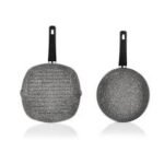 ETERNAL YANMAZ YAPIŞMAZ 2'Lİ SET GRILL TAVA (28CM) + TAVA (26 CM)