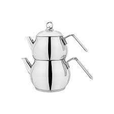 images (59) OPAL ÇELİK ÇAYDANLIK TAKIMI 3 PARÇA / INOX - Görsel 1