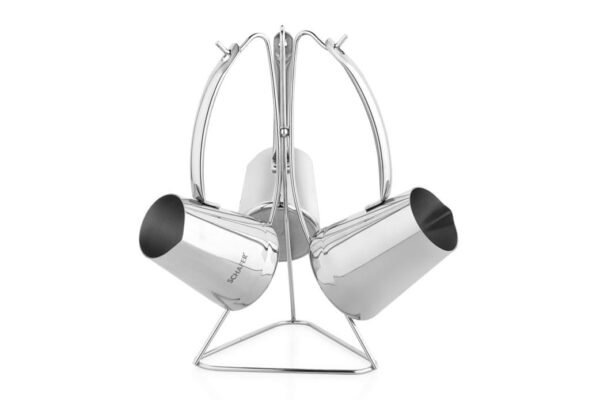 FABİAN 3'LÜ ÇELİK CEZVE SETİ / 4 PARÇA