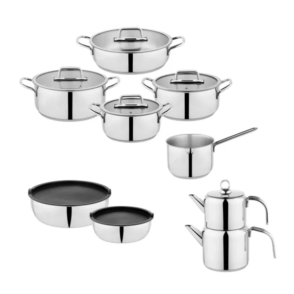 GRANDE MIA ÇELİK ÇEYİZ SETİ 16 PARÇA / INOX