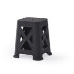 Heniver Rattan Görünümlü Tabure