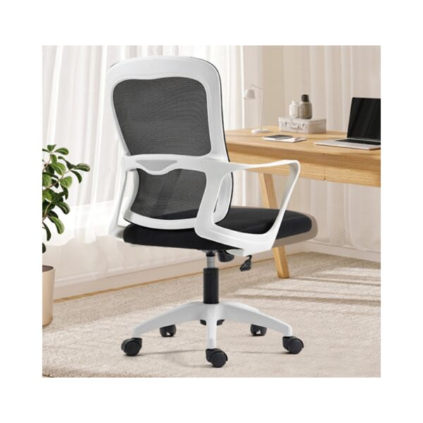 YT-806 Başlıksız Beyaz Ofis Koltuğu