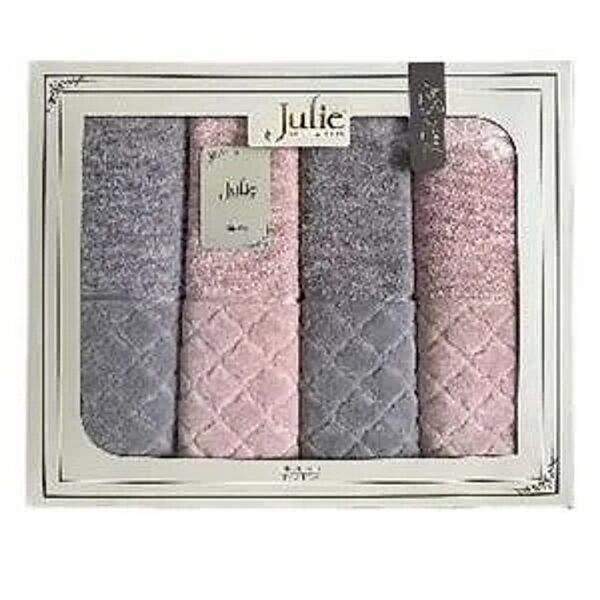 JULIE ASYA 4LU 50X90 KADIFE HAVLU