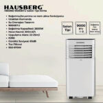 Hausberg HB5960 9000BTU Salon Tipi Klima - Görsel 2