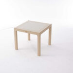 Heniver Rattan 90X90cm Camlı Masa