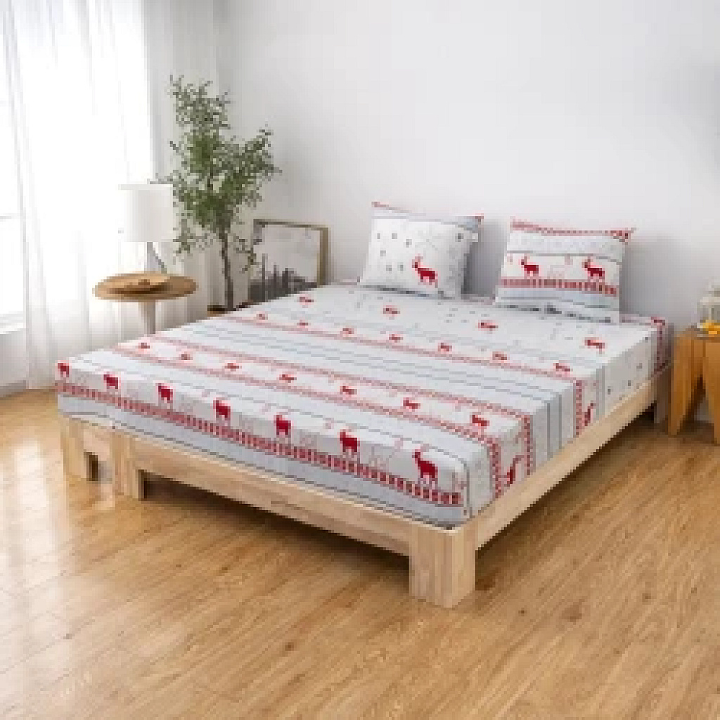 enhanced_1785160273930_f94e5 Geyikli Super Soft Pazen Nevresim Takımı - Görsel 1
