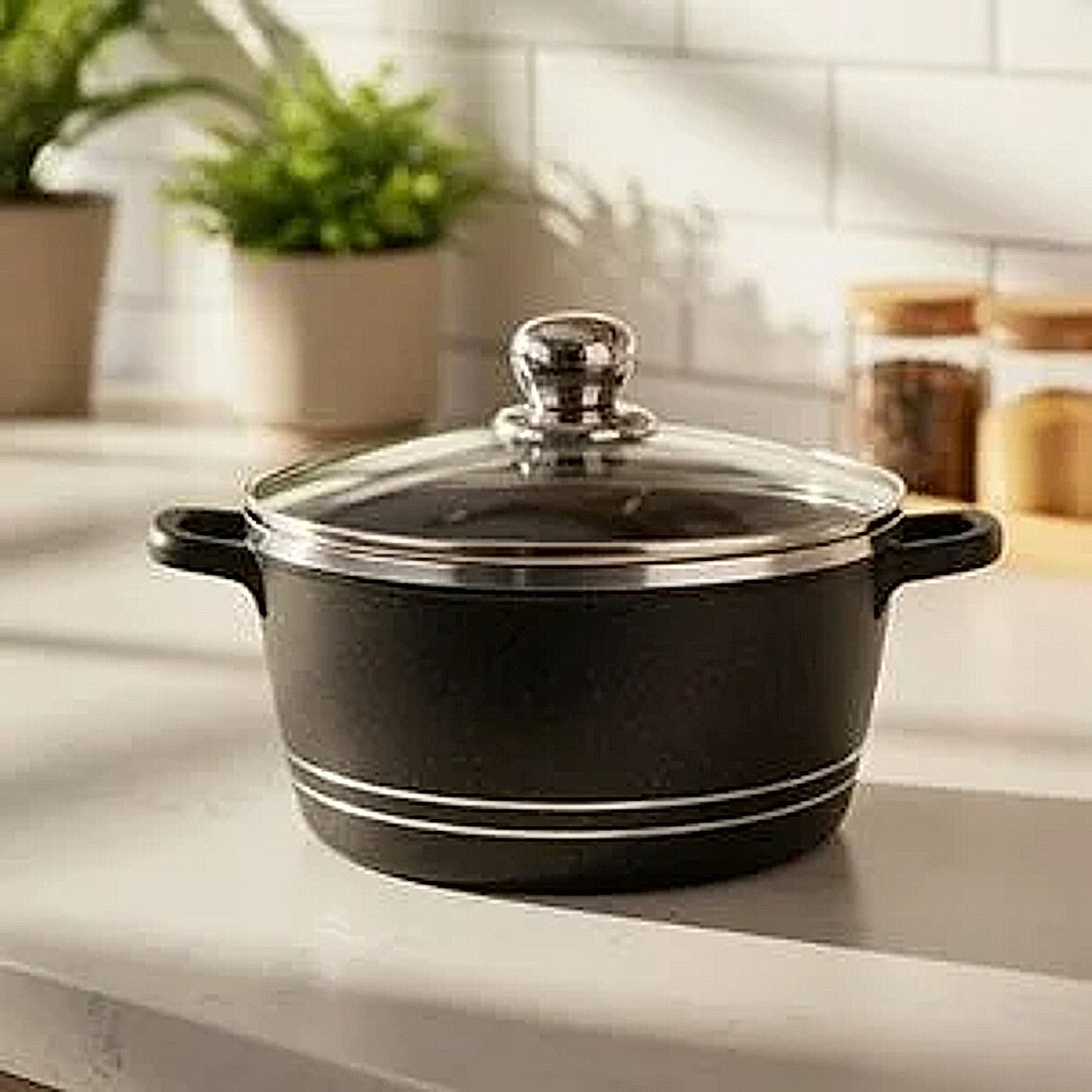 enhanced_1785226583173_84ea5 ROYAL DESSINI 24CM TEFLON GUVEC TENCERE - Görsel 1