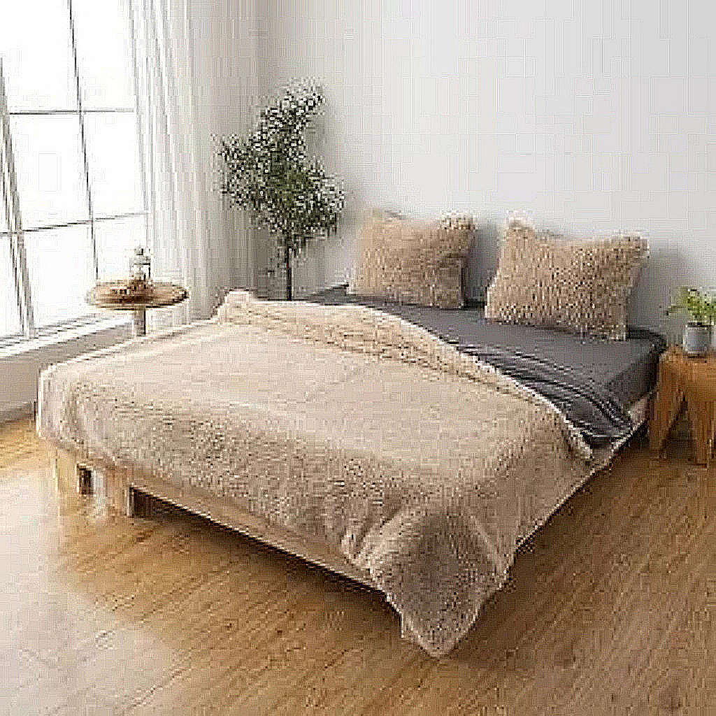 enhanced_1785228803718_fda17 ORKIDE FUR DUVETCOVER SET DOUBLE - Görsel 1