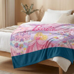 Orkide Welsoft  Barbie Battaniye 180x220 CM