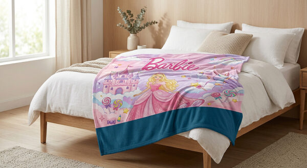 Orkide Welsoft  Barbie Battaniye 180x220 CM