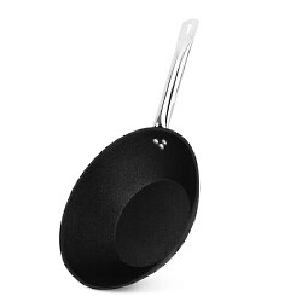 enhanced_1785743091581_dce00 Lines Granit 28 cm Ezme Wok İndiksiyon Tava - Görsel 1
