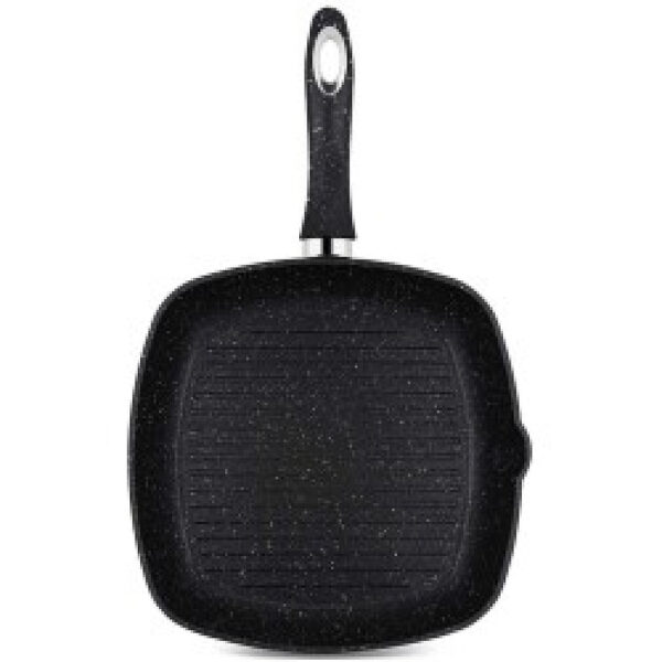 Lines Granit 28Cm Kare Grilll Tava
