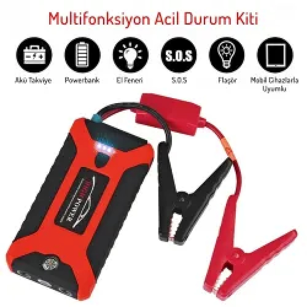 enhanced_1785834747659_c8642 Çok Fonksiyonlu Araç Takviye Cihazı - Acil Durum Güç Kaynağı - Görsel 1