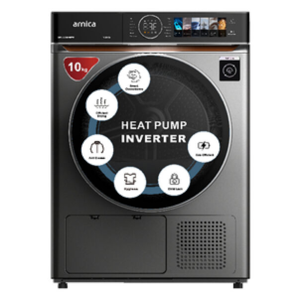 ARNICA DR-A1059HPW 10 KG Silver Full Touch Kurutma Makinesi