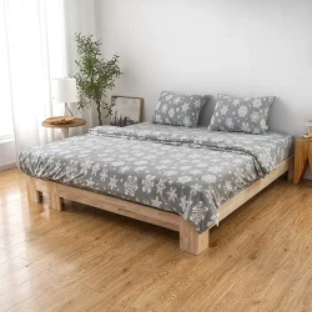 enhanced_1786540491961_81414 Kristal Super Soft Pazen Nevresim Takımı - Görsel 1