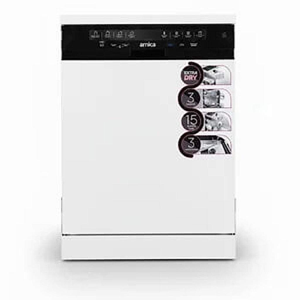 enhanced_1787180433152_tvsne ARNICA DW-AC15W Dijital Beyaz Bulaşık Makinesi - Görsel 1