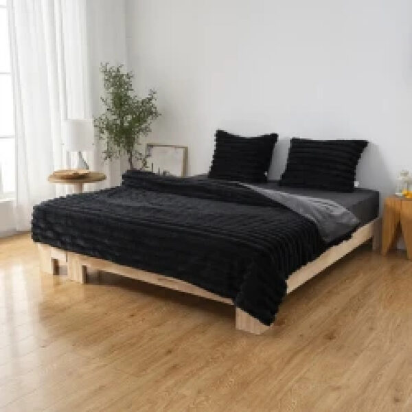 Defne Rabbit Fur Düvet Nevresim Takımı Kışlık