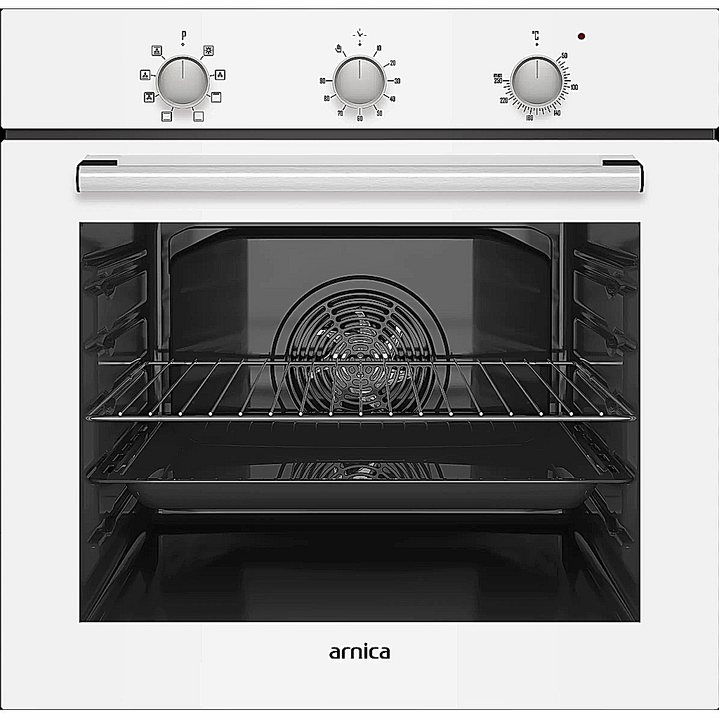 enhanced_1787213298164_bac33 ARNICA ANKASTRE 0+8 76LT BEYAZ TURBO FIRIN - Görsel 1